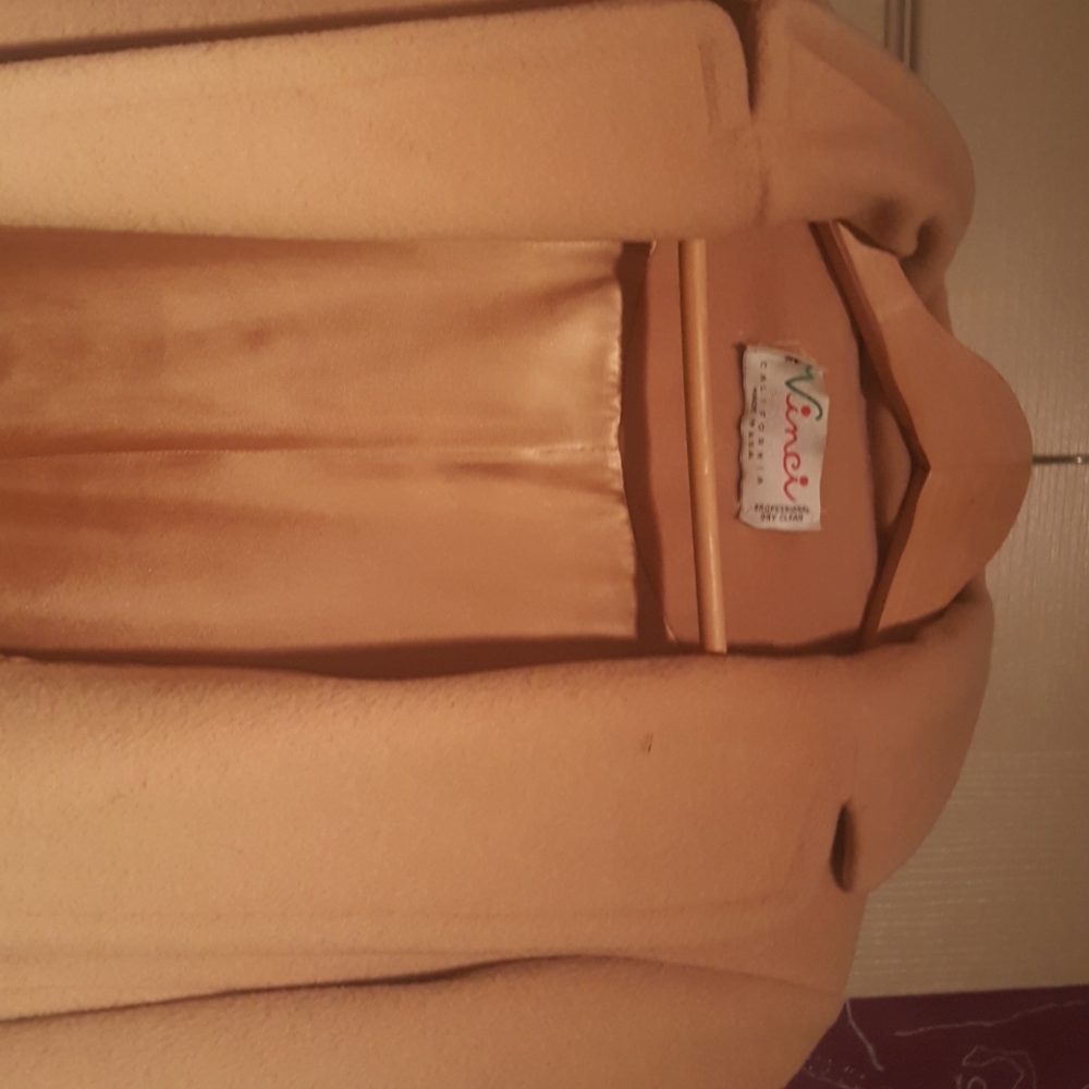 Cashmere long coat . USA made